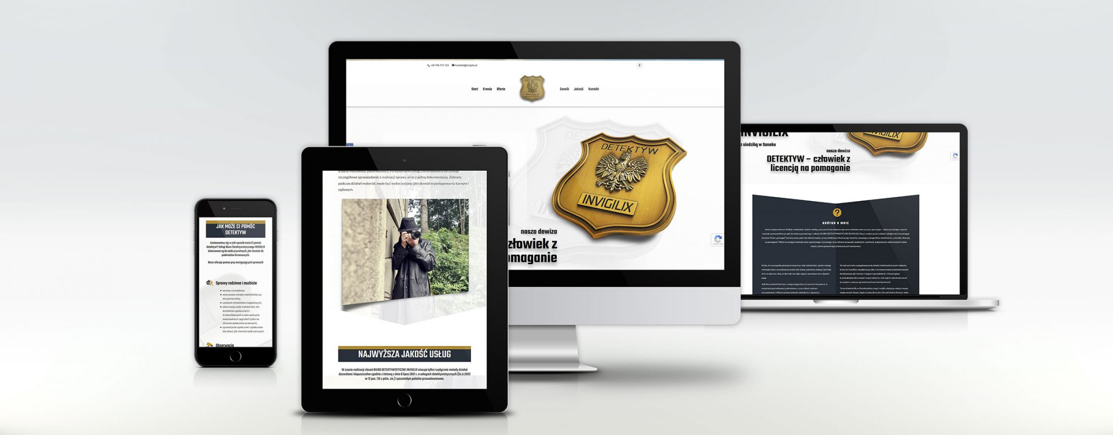 invigilix.pl – strona internetowa wykonana przez enze.pl